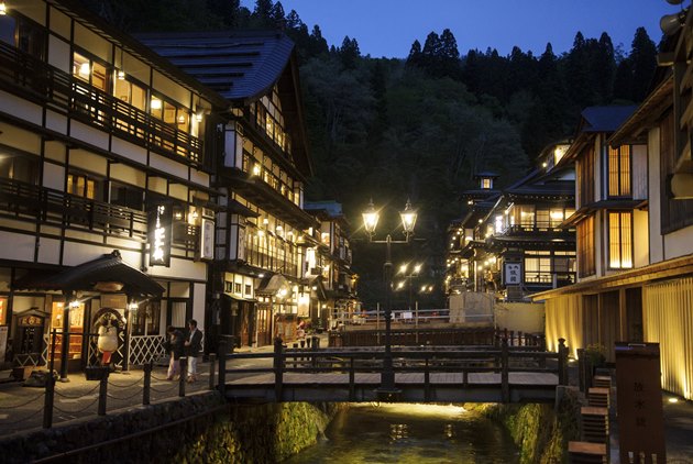 銀山溫泉-山形縣-能登屋-湯屋-古蹟-日本觀光-美麗台灣行